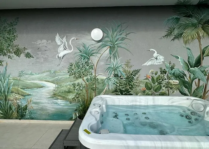 Lägenhetshotell Bridge & Jacuzzi